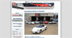 Desktop Screenshot of europeanmotorsiowa.com
